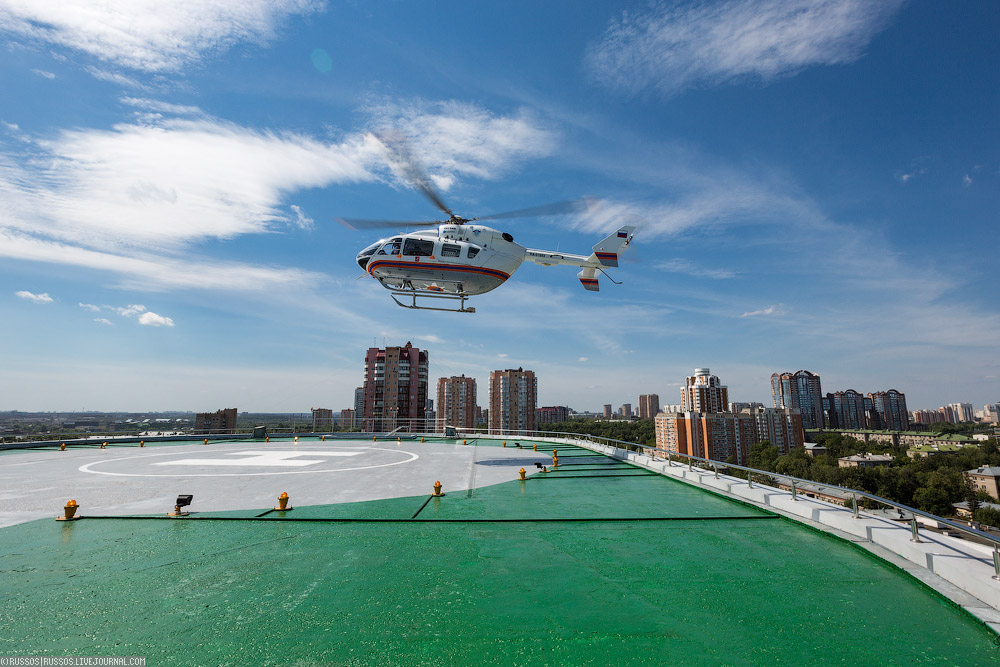 Санитарные вертолеты Москвы