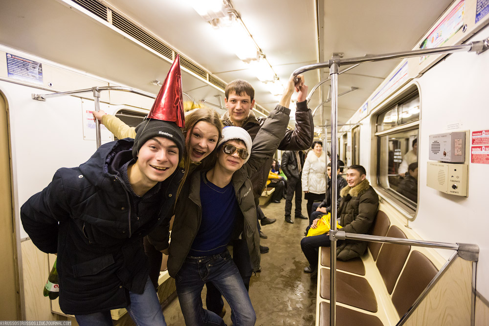 Новый год в метро! 