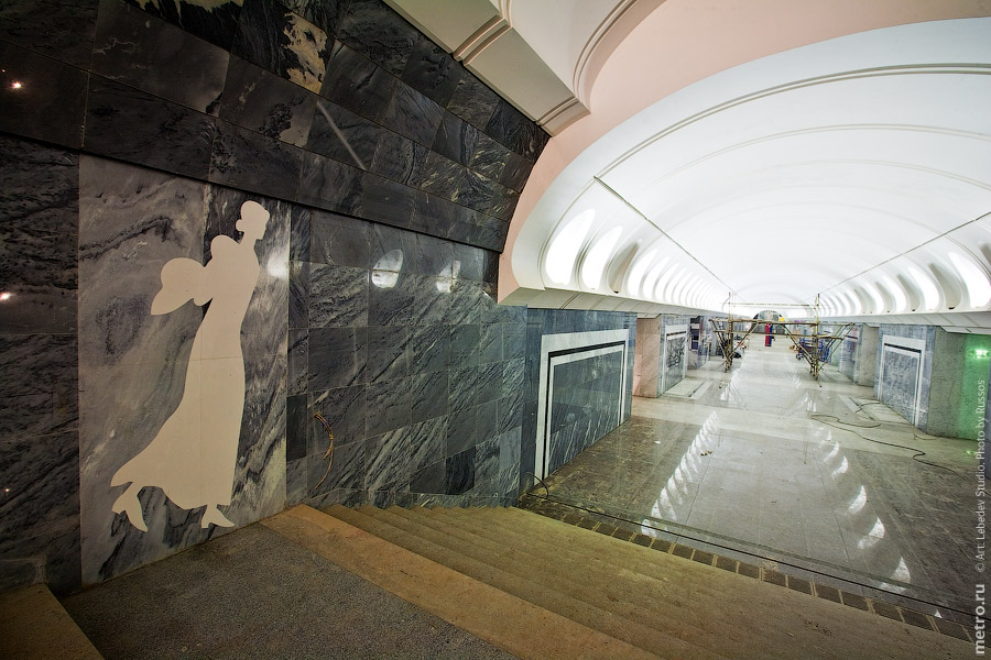 Пусковой участок — проверка габарита (c) www.metro.ru, Russos, 2010