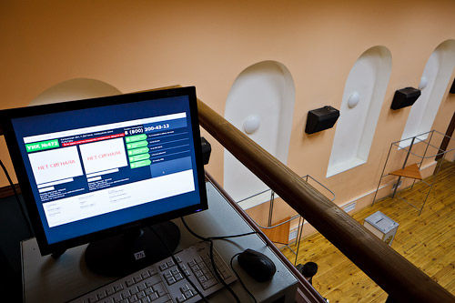 Система видеонаблюдения на избирательных участках (c) Russos, 2011