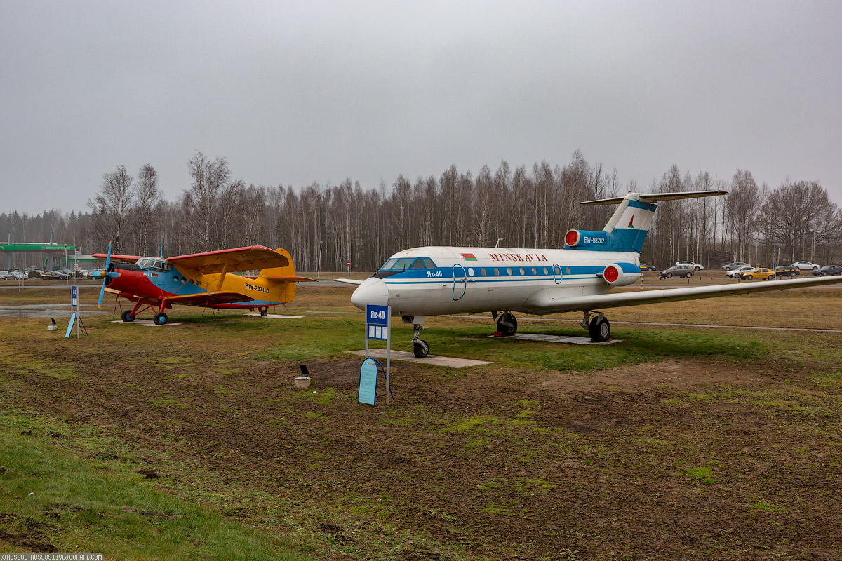 Небольшой авиамузей в Минске авиакомпании, номер, летал, «Белавиа», Выпущен, вместо, аэропорту, EW76709, регистрационный, авиакомпанией, открыть, эксплуатации, раскраске, Ту154Б2, EW85581, ранее, находившегося, ливреи, некоторые, экспозиции