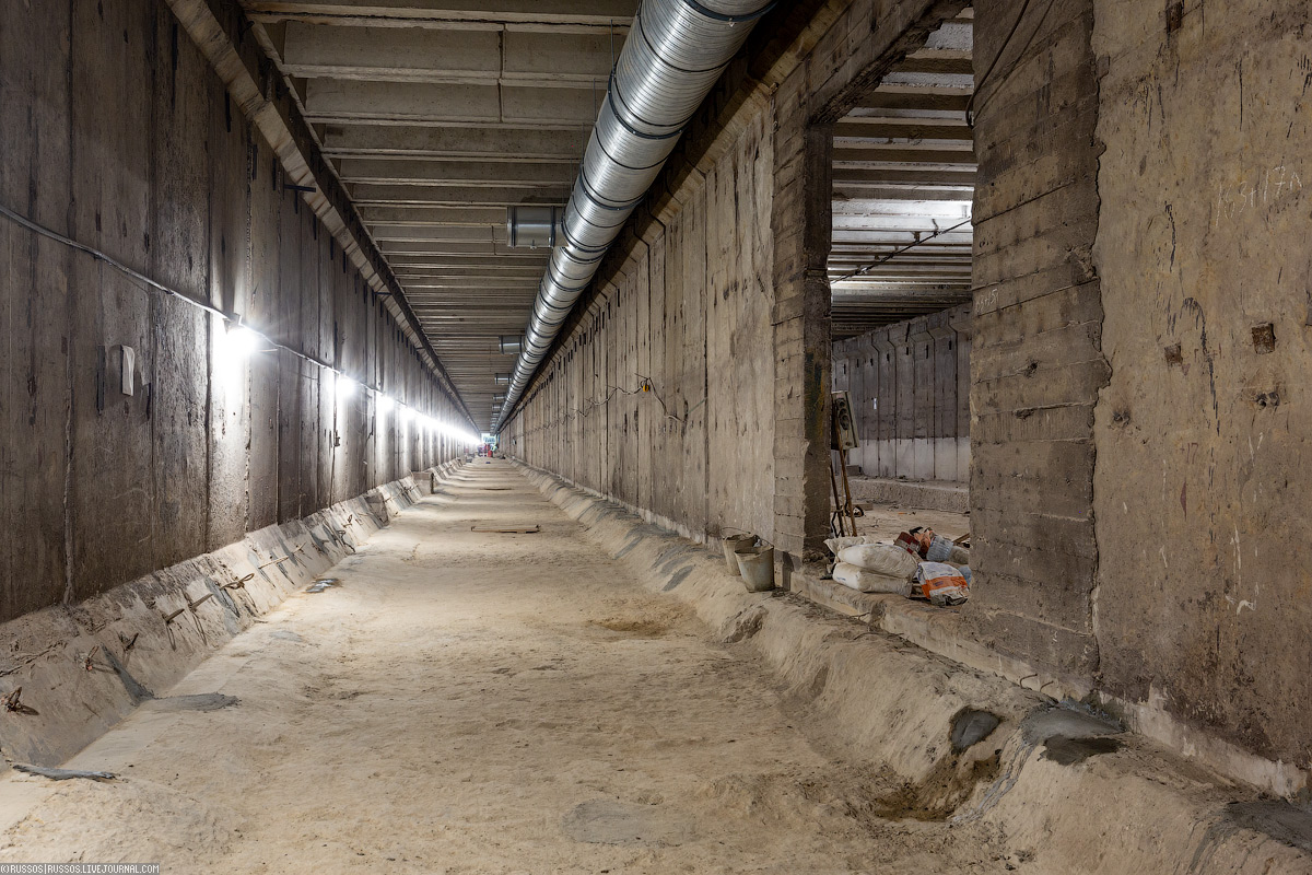 Реконструкия тоннелей Каховской линии. 