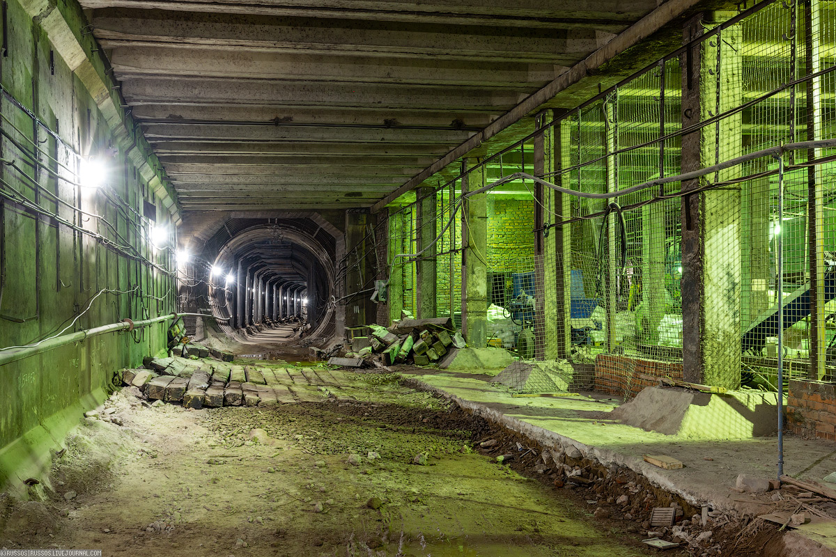 Реконструкия тоннелей Каховской линии. 