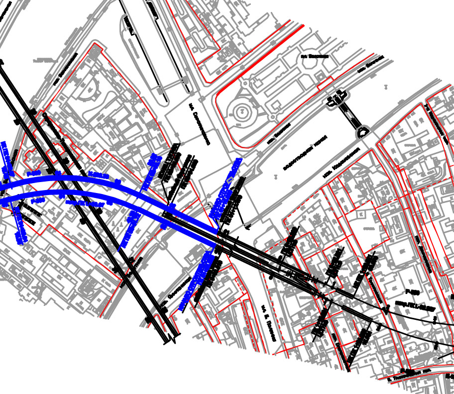 Карта тоннелей москвы
