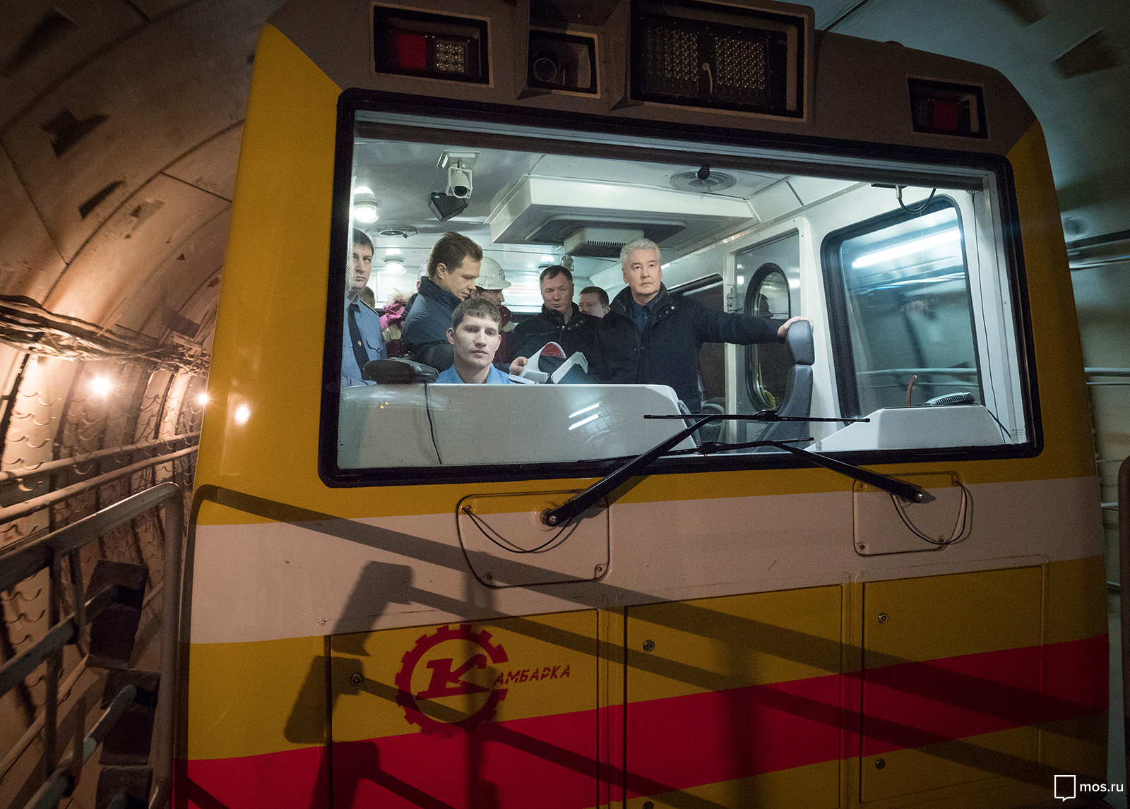 Мэр Москвы Сергей Собянин осмотрел ход работ на Дмитровском радиусе метро 