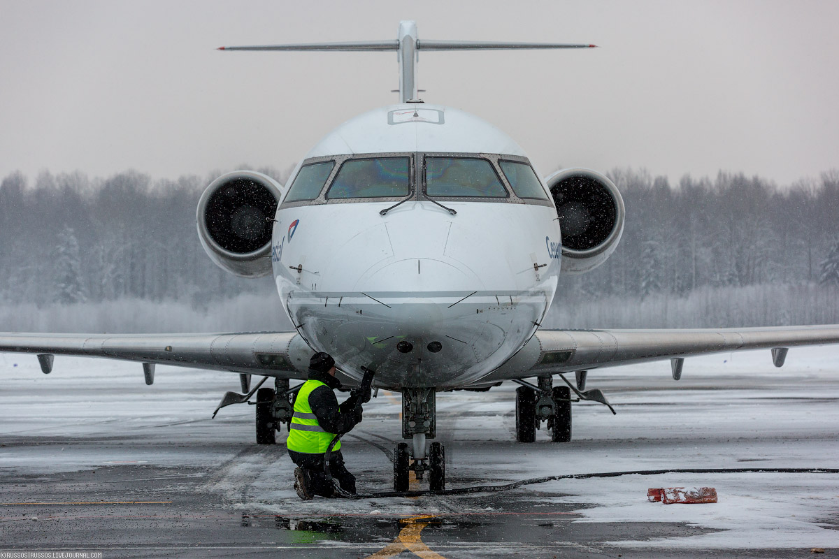 Авиапредприятие «Северсталь» Bombardier, «Северсталь», авиакомпании, аэропорт, Череповец, является, CRJ200, кабина, Аэропорт, время, Canadair, аэропорту, области, Вологодской, произведена, салон, авиакомпания, замена, самолета, Regional
